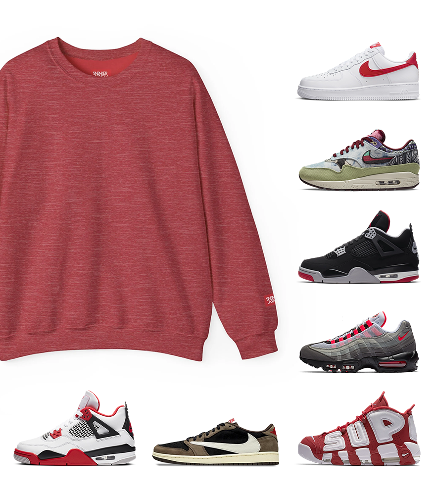 The OG Crewneck - Heather Red